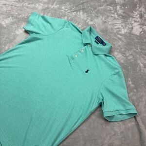 Polo Ralph Lauren Mens Classic Fit Polo Shirt Size M Green Cotton Casual